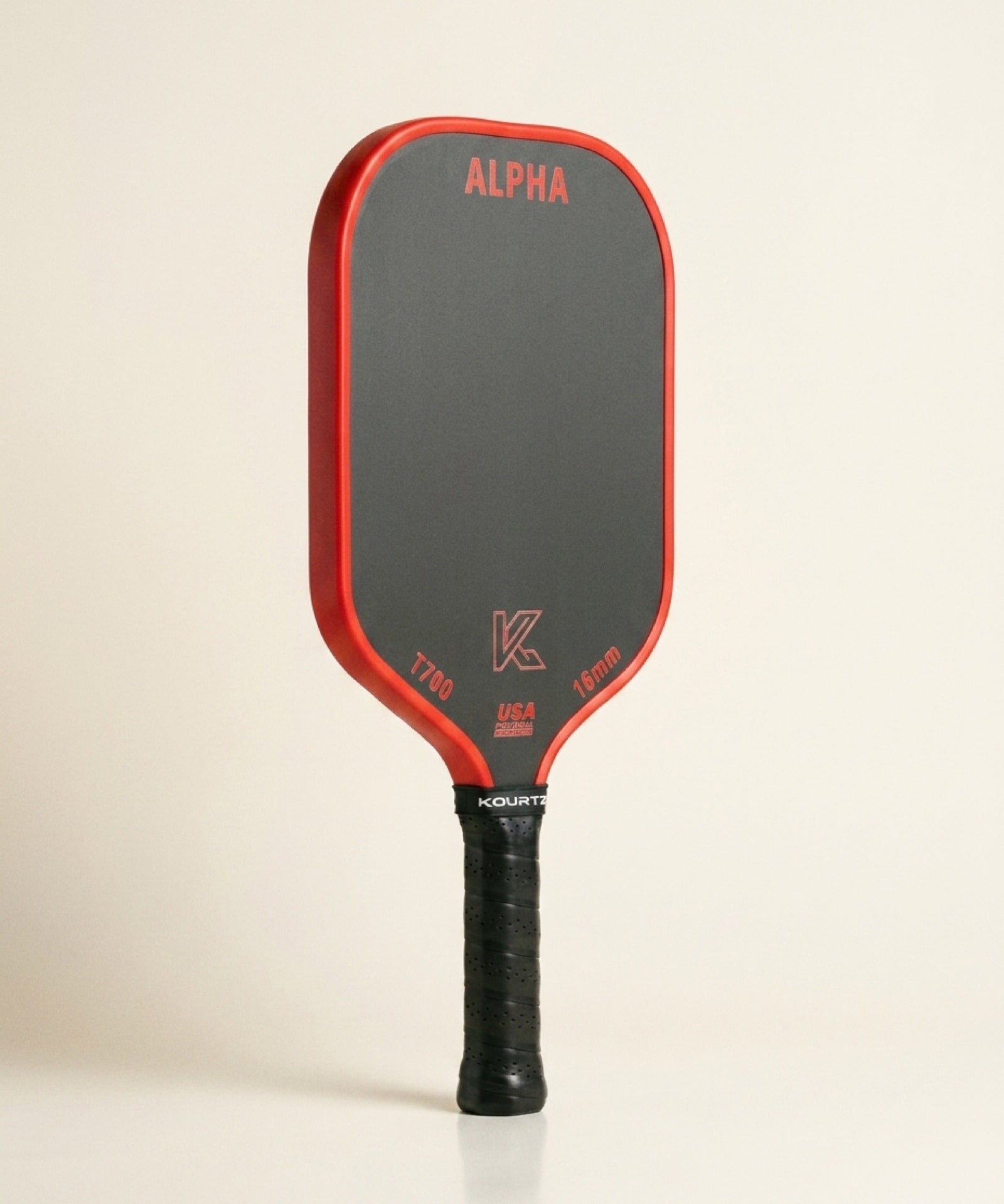 Alpha 16mm in Red at a three-quarter angle