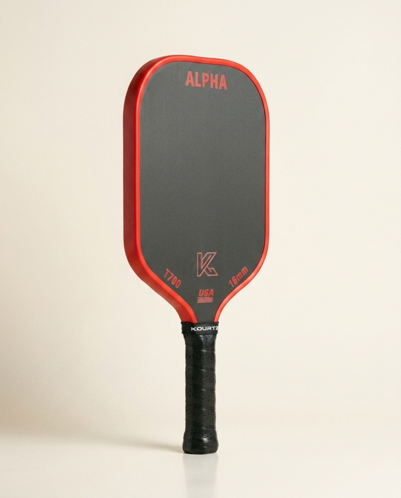 Alpha 16mm in Red at a three-quarter angle